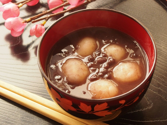 煎茶&おしるこ振る舞い